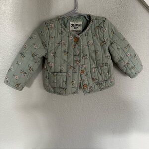 Oshkosh quilted floral coat